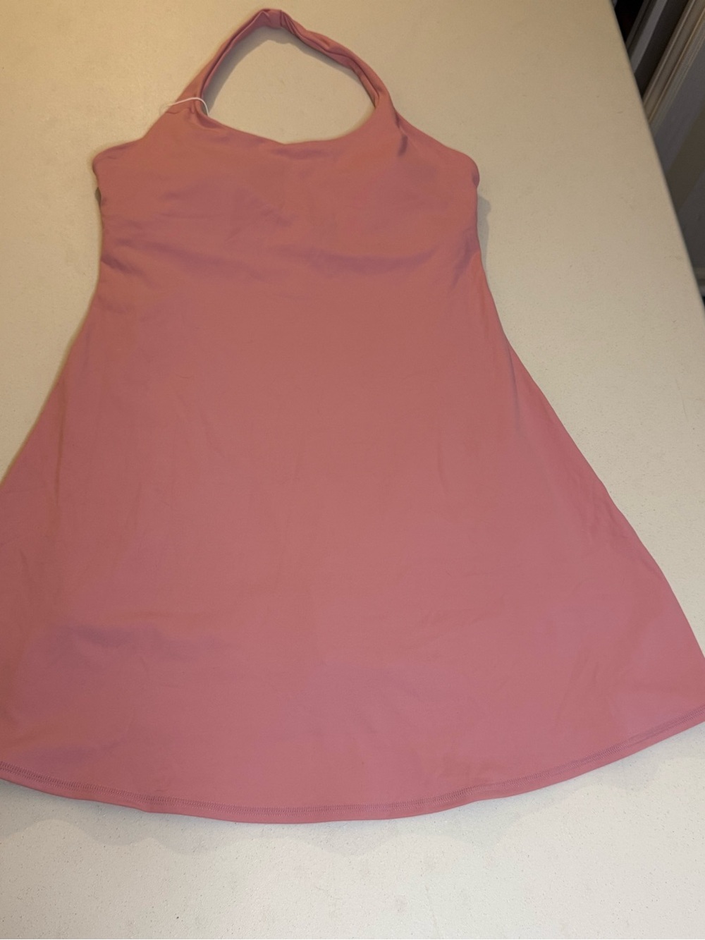 Halara Women’s Pink Athletic Dress w/Bra & Shorts Tennis Golf Dress Size M NWT